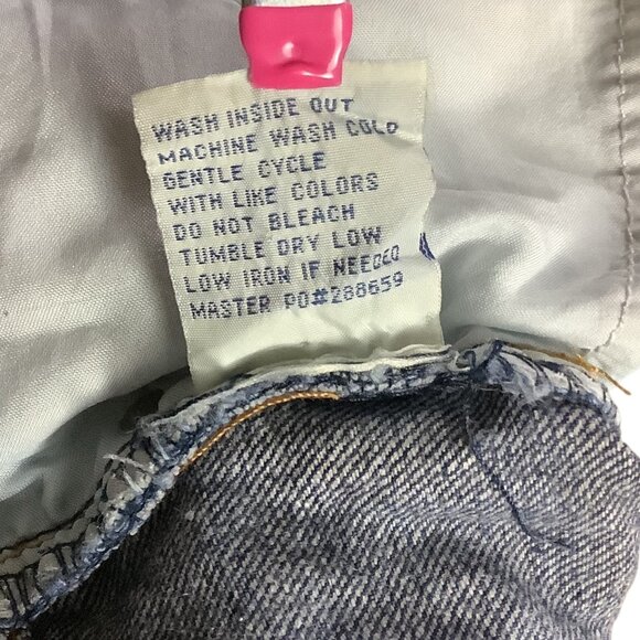 Aviva Girls Daisy Dukes Style Jean Shorts Distressed Denim Blue Size 14 - Picture 5 of 10